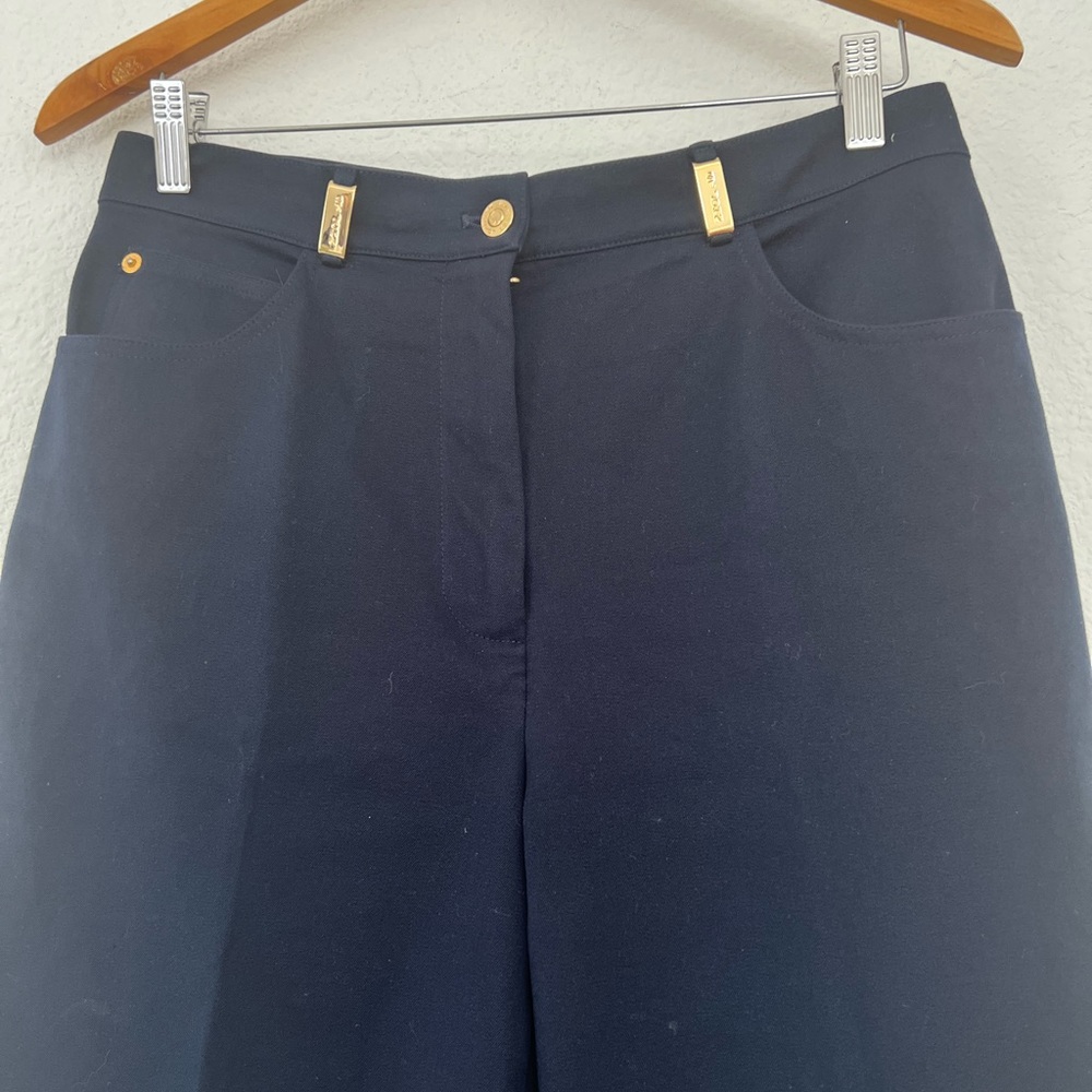 ST.JOHN Sport pant by Marie Gray in navy 10. - Picture 5 of 11